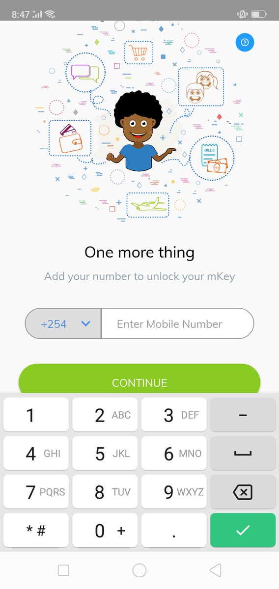 Ruguruwairugu's tweet image. For you to sign up for @mykeyapp, account you just need a mobile number and ID! #MakeMorePossible #Mykey #mykeyapp