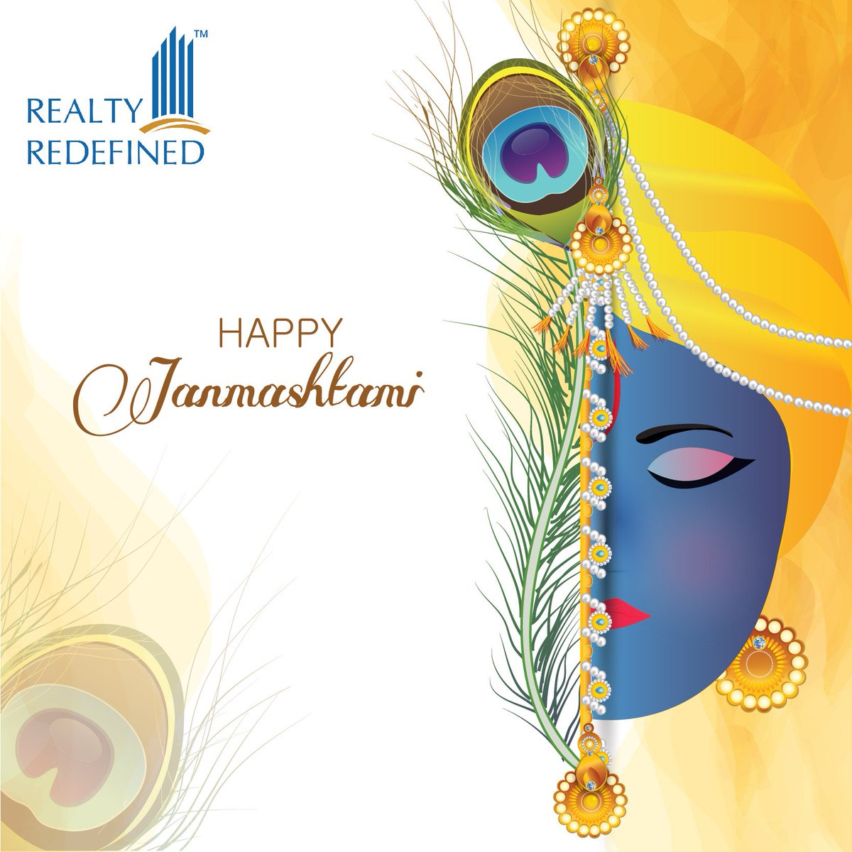 RealtyRedefine's tweet photo. The meaning of Karma is in the intention. The Intention behind the action is what matters. - Lord Krishna

Happy Krishna Janmashtami from team #RealtyRedefined 

#RR #janmashtami #janmashtami2018 #rqube #rsquare #rdigital https://t.co/hLJPN6YBb2
