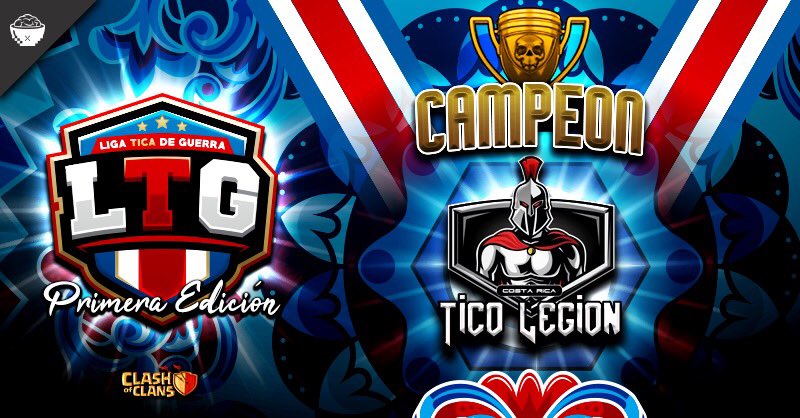 📢 Felicidades a <a href="/TicoLegion/">Tico Legion</a> Gran Campeón 🏆de la Primera Edición de la Liga Tica de Guerra..🔥🎉🎊 👏🏼🔝

Hicieron un increíble Torneo 💥 esta última guerra de infarto, plenito de último minuto que les dio la Final son unos un cracks💪🏼😎

<a href="/LegionTicaCOC/">LEGIÓN TICA</a> Excelente Trabajo 👏🏼