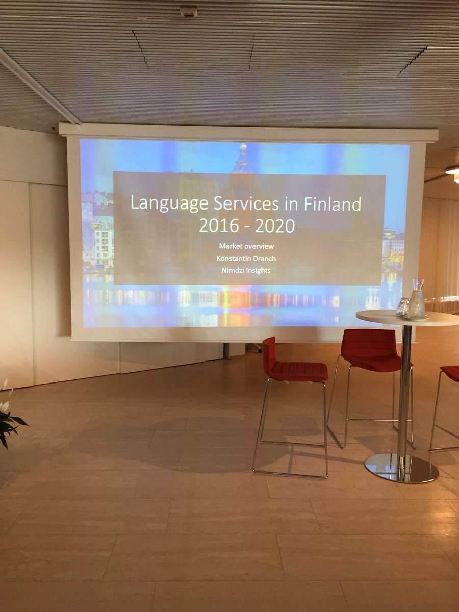 #KIELI2018 about to begin at Finlandia Hall. #translation #interpretation