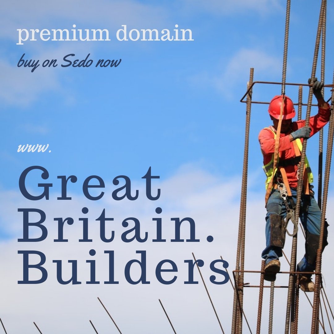 TOPgTLD's tweet photo. https://t.co/NnqnzrRkMS
+memorable
+top keyword Builders
+Geo-specific
+perfect for building & construction business, marketplace, career website, directory in UK
Available on SEDO: https://t.co/Ia9bgVWXMh
#DomainsForSale #buildersmanchester #constructionlondon #builderslondon https://t.co/TgdGleP93X