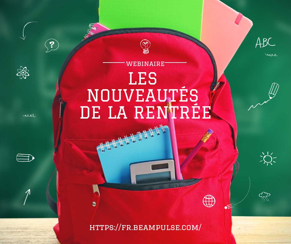 BeamPulse's tweet photo. C'est la #Rentree2018 ! RDV ce jeudi 06/09 à 10h00 pour un #webinaire dédié aux nouveautés de la rentrée : éditeur en ligne, multi-variations et multi-actions. Devenez des experts du #Marketing comportemental ! Inscription ➡️ https://t.co/YYHpKyipBR #CRO #ecommerce #emarketing https://t.co/lIvuFzV0w9