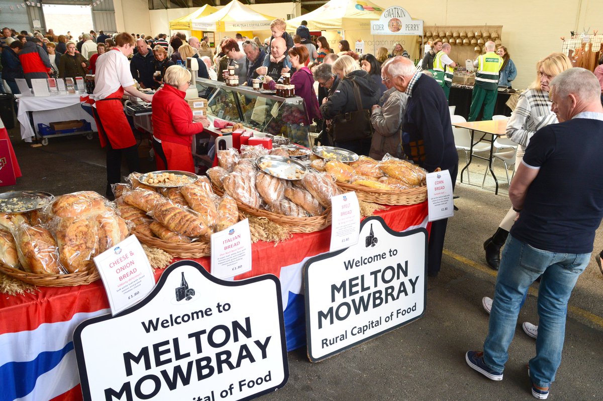 MMfoodanddrink's tweet photo. We were rated as 'one of the world's most interesting food festivals this year' by the New York Times and UK food fans will get a chance to discover why when we return to Melton Mowbray in Leicestershire for the 15th year from 6-7 October 2018. https://t.co/rn8QZMyX77 https://t.co/lvPAtZ6FSw