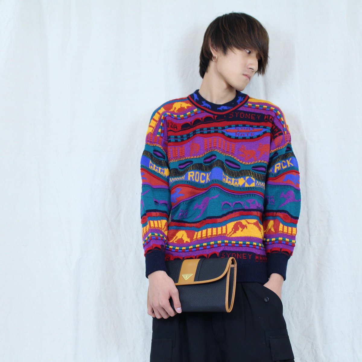 Titti Clothing 古着屋 على تويتر Old Hysport Crazy Petterned 3d Knit Made In Australia 3dニットならではのクオリティとインパクト 正統派ブランドです 詳細はbaseにて T Co Qjcaq9zbpr 古着 古着屋 Titticlothing 古着販売 Hysport 古着