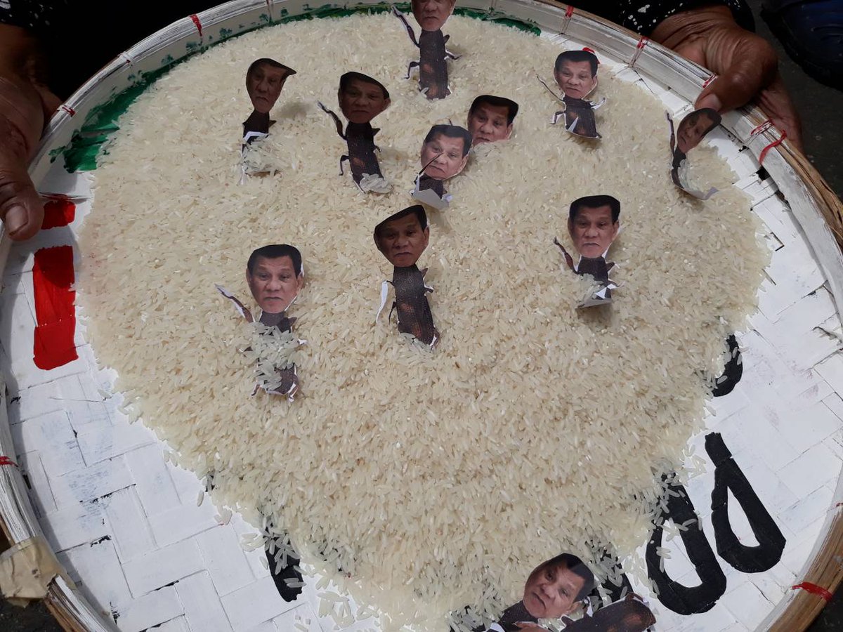 LOOK. Rodrigo Duterte as a 'bukbok'

Rice weevil (Sitophilus oryzae) or 'bukbok' is a stored product pest which attacks several crops including wheat, rice, and maize. 

Kakain ka ba ng bigas na may bukbok?

#DefendPHAgri
#NoToRiceImportation
#GenuineLandReformNow