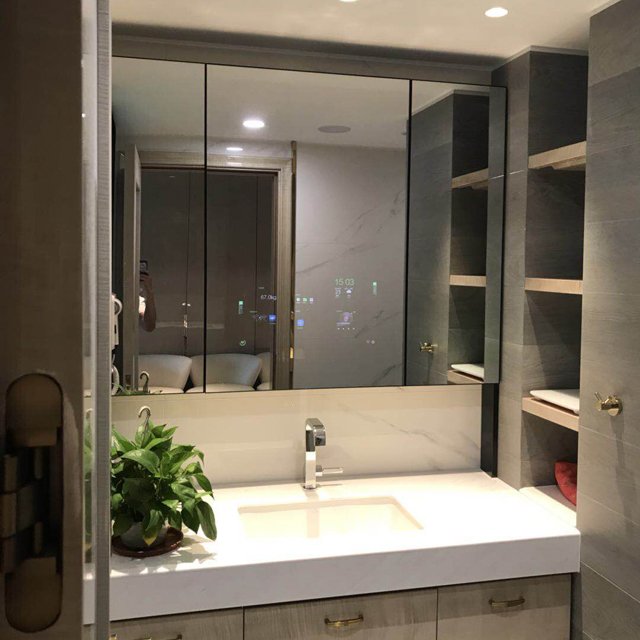 OnlyLiu1's tweet image. bathroom cabinet mirror