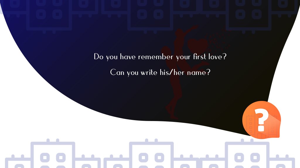 QuestionTown's tweet photo. #FirstLove #lovers #love https://t.co/ZczuOho0d0
