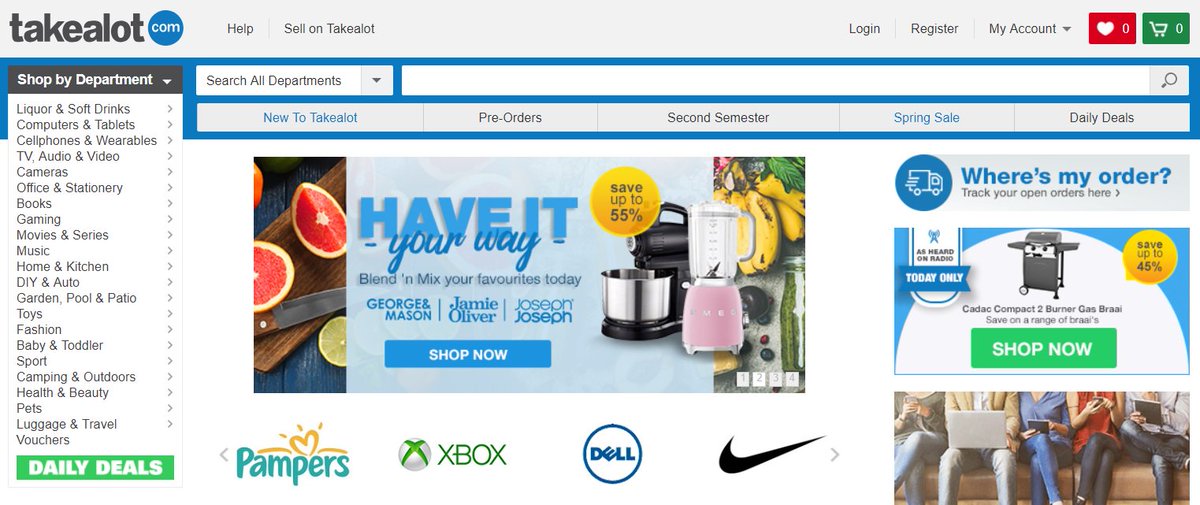 Biz_Retail's tweet image. [ICYMI] .@TAKEALOT dominated at this year&apos;s Pricecheck Tech and E-commerce Awards, winning E-commerce Service of the Year &amp;amp; the People&apos;s Choice Award. Click through for all the winners! bizcom.to/1/3vx7 via @Biz_Retail #techandecommerceawards #ecommerce