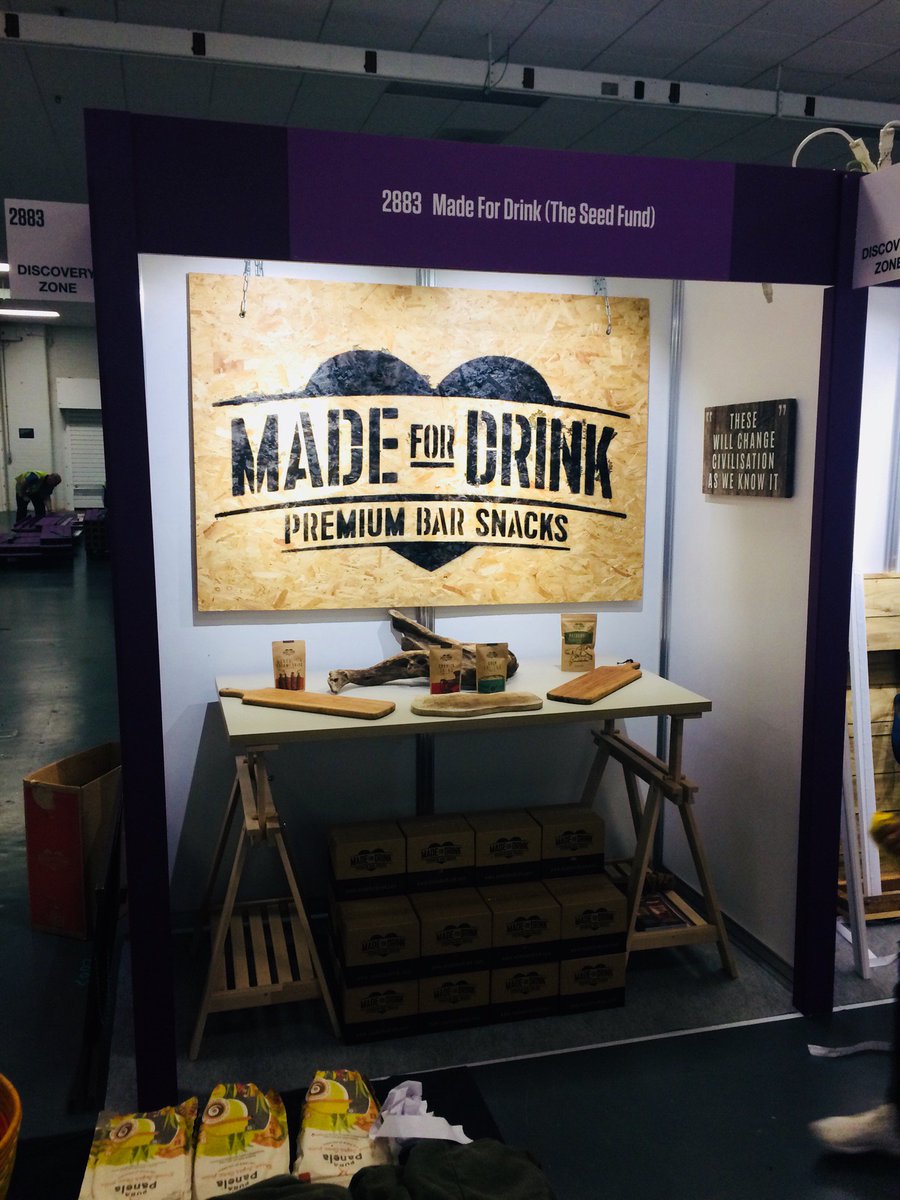 Come get some! #SFFF18 #madefordrink #discoveryzone @SpecialityFair