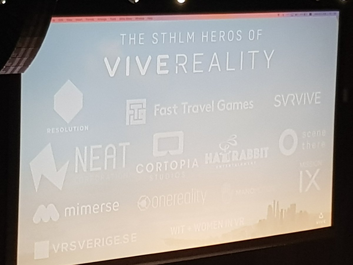 immersivt's tweet image. Thx for the shout-out in "Sthlm heroes of VR" at #sthlmtechfest among great company! Welcome to the community update meetup tomorrow during #techsafari simplyevents.io/VRAR-sthlm-upd…