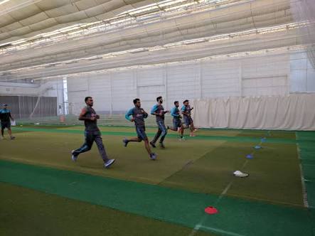 News99P's tweet photo. PCB's fitness test has been started: Yo-yo test is happening now at National Cricket Academy where as the running test will be conducted in the evening at GSL.
#Pakistan #Cricket #Board @TheRealPCB #FitnessTest #Start #YoYoTest #HappeningNow #NCA #RunningTest #Evening #GSL https://t.co/KOKTbiZwCC
