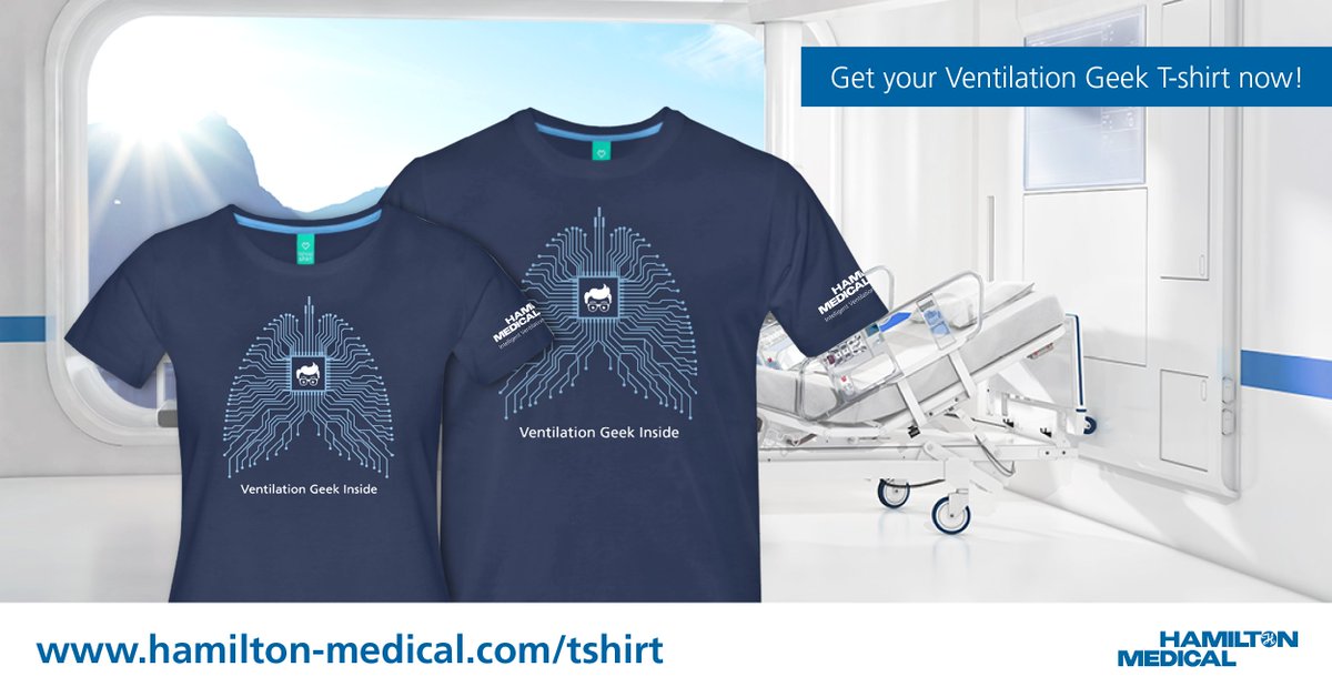 HamiltonMedical's tweet photo. Exclusively for #RespiratoryCareWeek, our #VentilationGeek T-Shirts are now available for sale! Get one for yourself or for your RT friends! It's the perfect gift for Respiratory Care Week! Promotion ends on Sep 16th. Only available in the #UnitedStates!
https://t.co/DMh9L7vDdl https://t.co/xYxThgQFj9