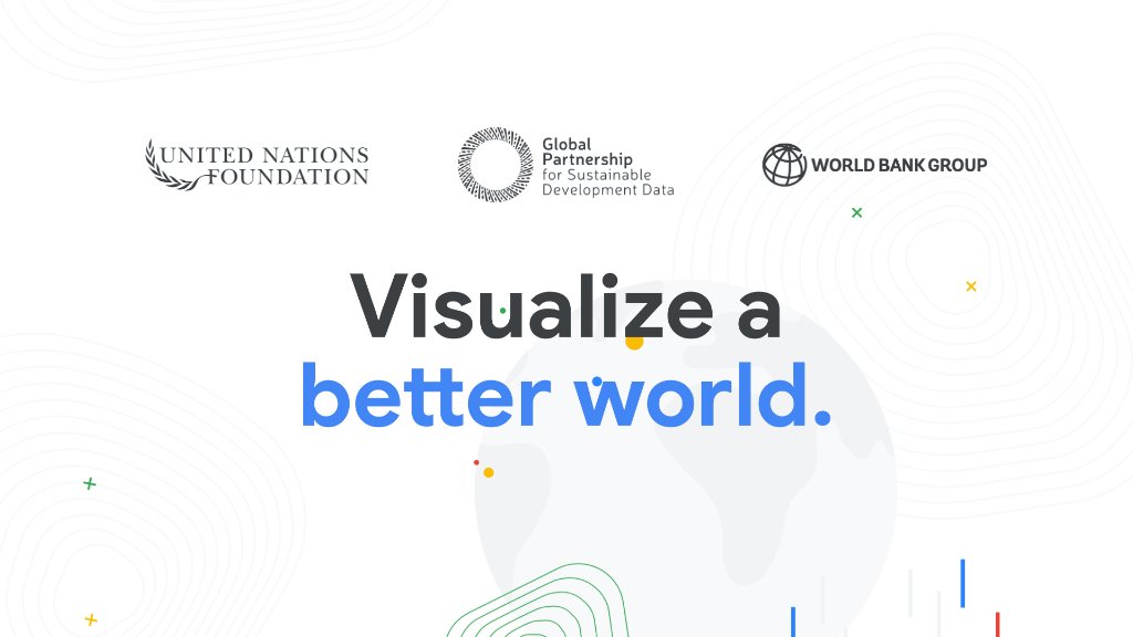 googlecloud's tweet image. We’ve teamed with @WorldBank, @unfoundation, &amp;amp; @Data4SDGs to create #Visualize2030: a data storytelling contest focused on making an impact on the global community  → goo.gl/8Ghd1A