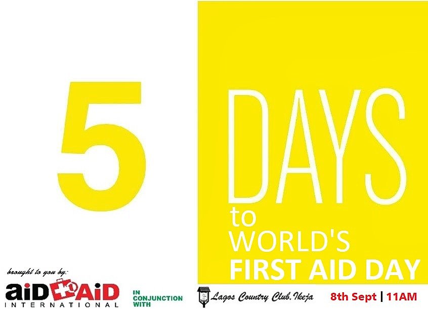 AidToAidIntl's tweet photo. We're all set! Are you?
Don't be told! Be there!!
Date: 8th September
Venue: The Lagos Country club Ikeja
Time: 11am.
Attendance: Free!!!
Bring the family along.
#AidToAidInternational #AidingFamiliesSaveLives https://t.co/yHQAI2hNJX