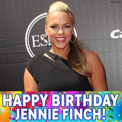 Happy Birthday, Jennie Finch! The softball pitcher and Olympic gold medalist turns 38 today. 