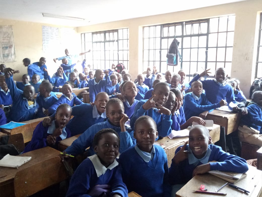 CCArtCompe's tweet photo. The Kenya #climatechange Art and Essay Competition team is this week visiting #Nairobi schools to sensitize them about the Competition. Please help us reach more young learners https://t.co/M3UGIiZm11 @KisimaFoundati1 @SOSKenya @WorldVisionKE  @SaveChildren_KE #ClimatechangeArt https://t.co/Z2UeDSRp1p