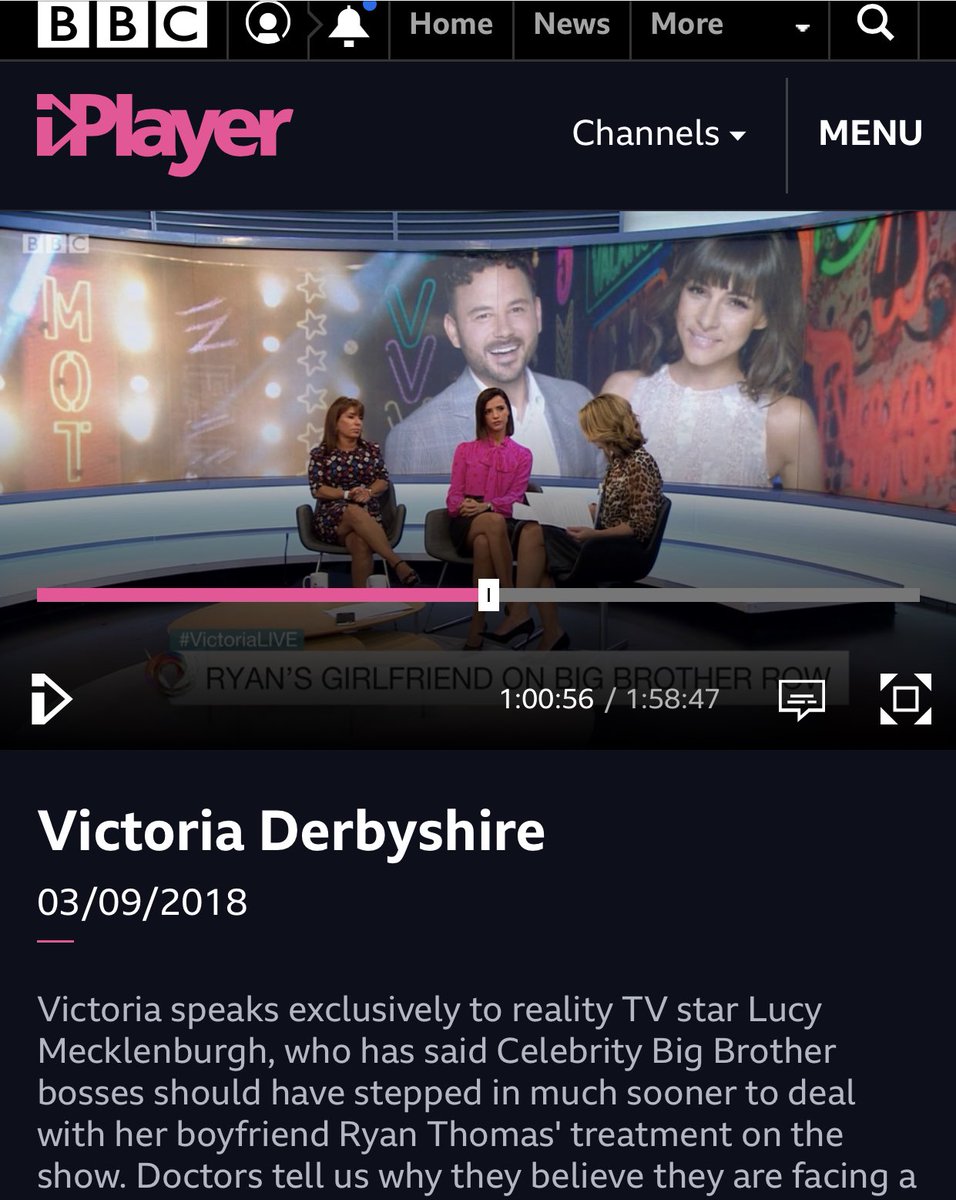 lucy_meck's tweet photo. For everyone asking here’s the link to my @BBCTwo interview with @vicderbyshire this morning. I would love to know your thoughts.

https://t.co/m664o4AffF https://t.co/1dHRHAfmKk