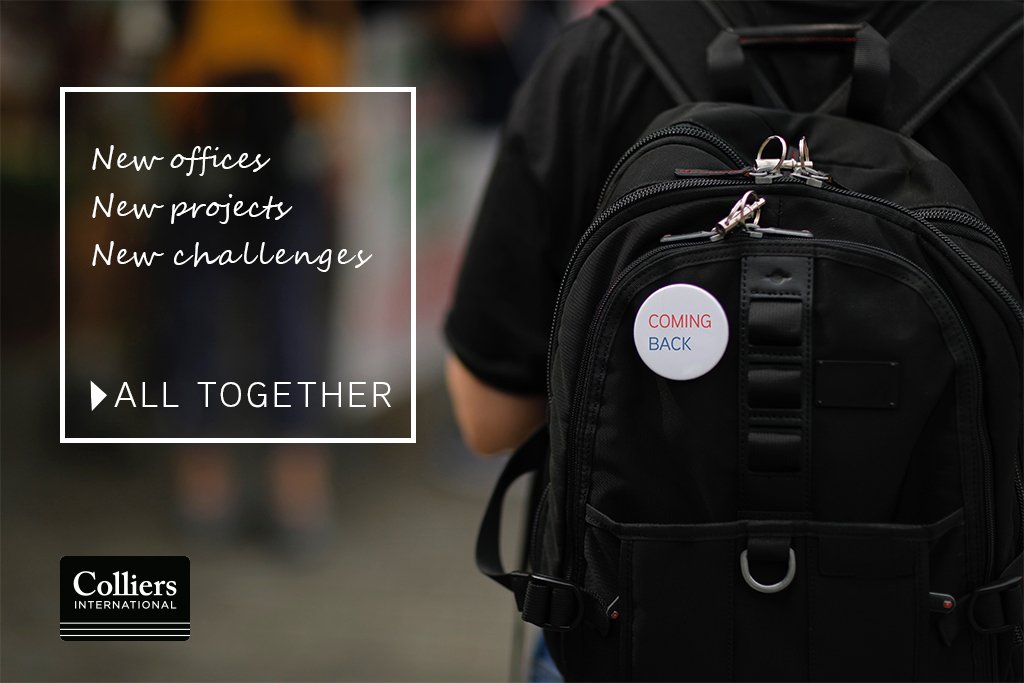 colliers_spain's tweet photo. Hoy empezamos nuevo curso con muchas ganas, nuevos proyectos, nuevos retos, nuevas ilusiones...stay tuned 
#alltogether #ColliersInternationalspain https://t.co/bS02TLkoK9
