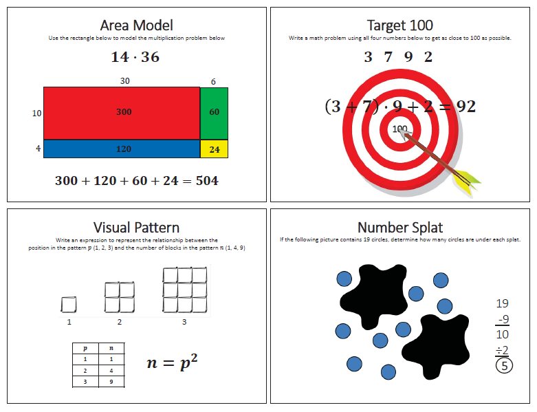 sgoochACPS's tweet image. When you remember that you can&apos;t do ALL the things, you compromise. Here&apos;s my solution to using number-sense routines for warmups. #mtbos #iteachmath #alg1chat #algebra riseoverrunblog.wordpress.com/2018/09/03/hyb…