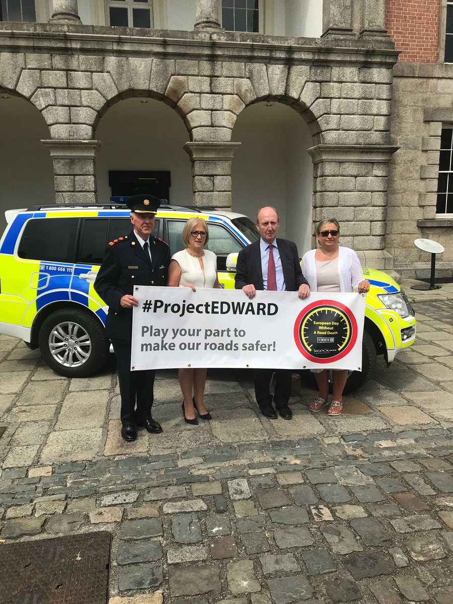 roadpol_eu's tweet photo. Almost time to start this years #ProjectEdward  road trip. From Dublin to Madrid  2018. Taking a message in support of road safety from one country to another follow us live from the 11th to 20th September. Raising awareness and saving lives . ⁦@GardaTraffic⁩ https://t.co/4OIgxeM6oM