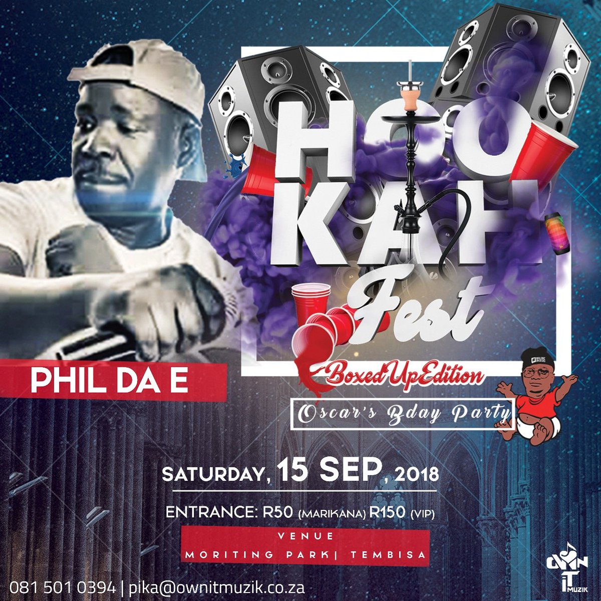 MandladeDj's tweet photo. Your MC for the day needs no introduction, the best that Tembisa has produced, @mkizesandile
#hookahfest
#boxedupedition
15 sep 2018 kumoshakala https://t.co/M3ZwvcCtfQ