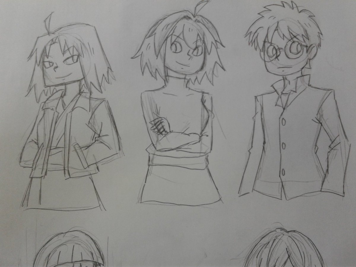 Ren Qrt Uni Zines Hell This Was Random But Here S A Doodle Of Type Moon Characters I Did Last Friday 空の境界 月姫 Thegardenofsinners Tsukihime Fanart Doodle T Co Pywqnenwhy