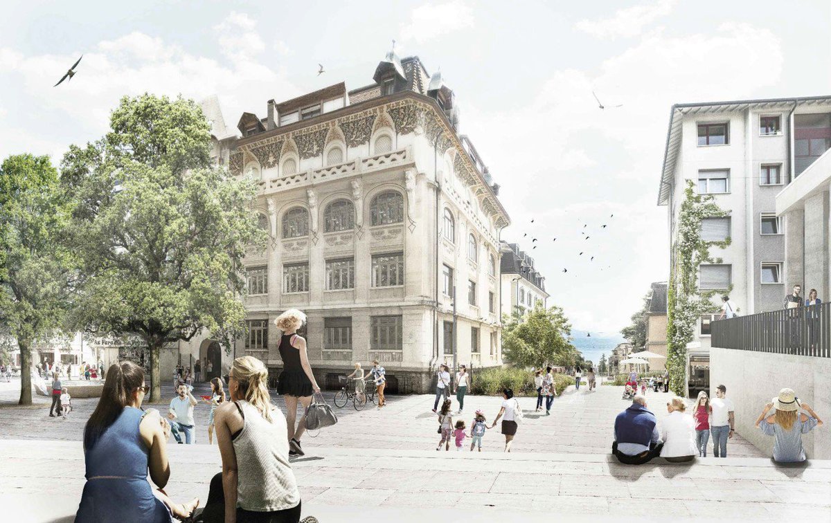 Traces_Revue's tweet photo. Concours de la semaine: Espaces publics sous-gare à Lausanne
2e rang, 2e prix: projet «LION» de Hager Partner, Basler & Hofmann et Van de Wetering Atelier für Städtebau
#espacespublics #espazium.ch #Lausanne #HagerPartner #BaslerHofman #VandeWetering https://t.co/p6g2twlkpt