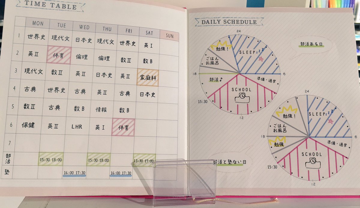梅田ロフト 勉強時間を見える化して管理するノートで 毎日の勉強もかわいく計画的に スタディプランニングノート 6階 文具売場