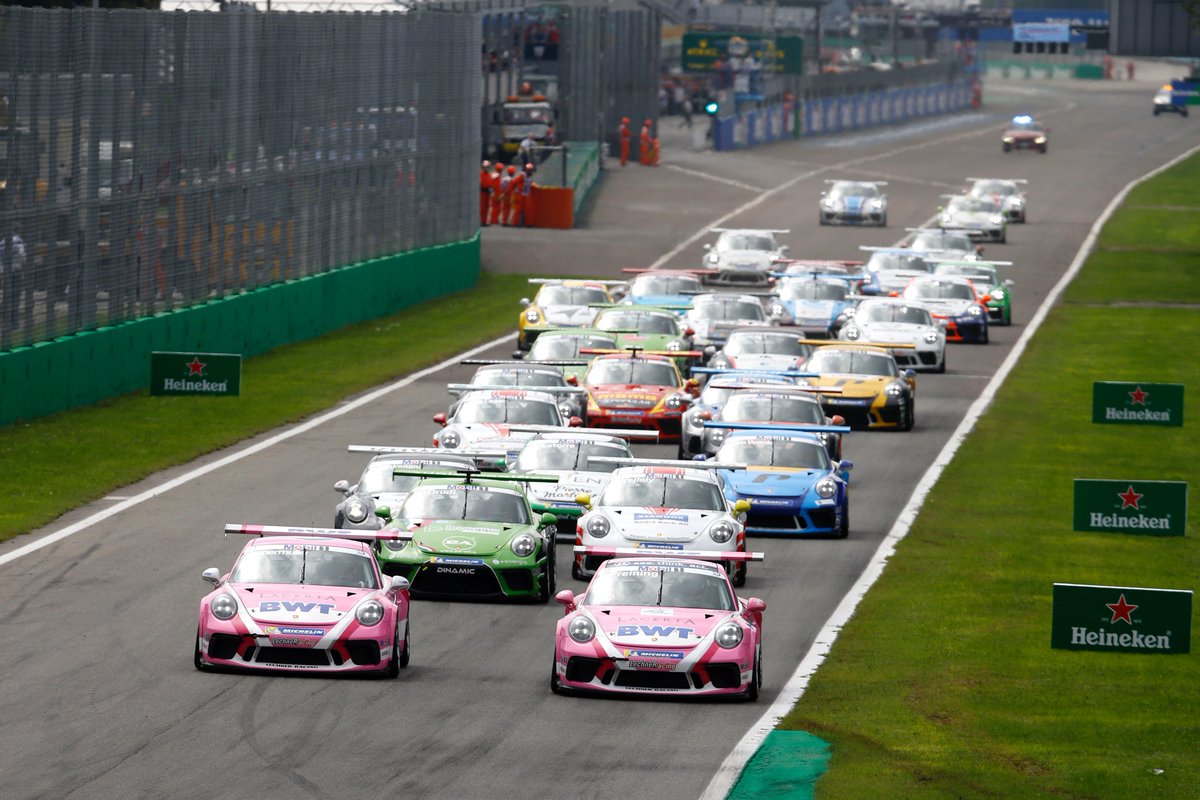 PorscheRaces's tweet image. #PorscheMobil1Supercup – Sending you #MondayMotivation with this pictures of the recent race weekend at @Autodromo_Monza. In Italy, #Porsche Junior @ThomasPreining secured his fourth win of the season