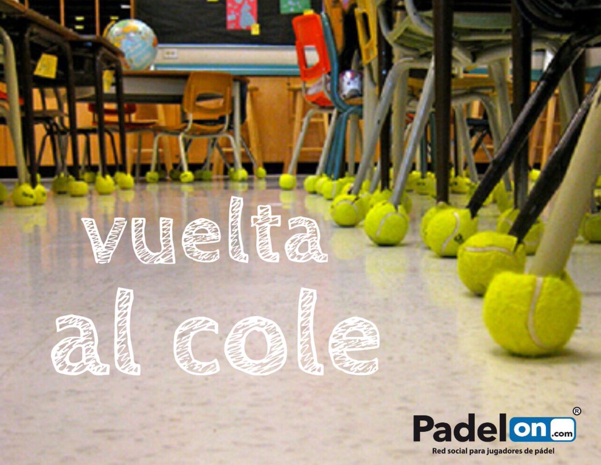 Comenzando el curso padelero en 3, 2, 1... 💼📝📚📏
#Padel #PadelON #FelizLunes