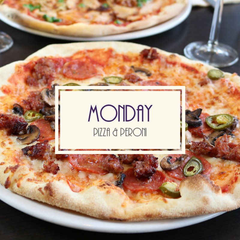 Happiness is... A slice of pizza in one hand and a bottle of beer in the other hand! 🍕🍺

Any pizza and a bottle of Peroni red - only £11 EVERY Monday!