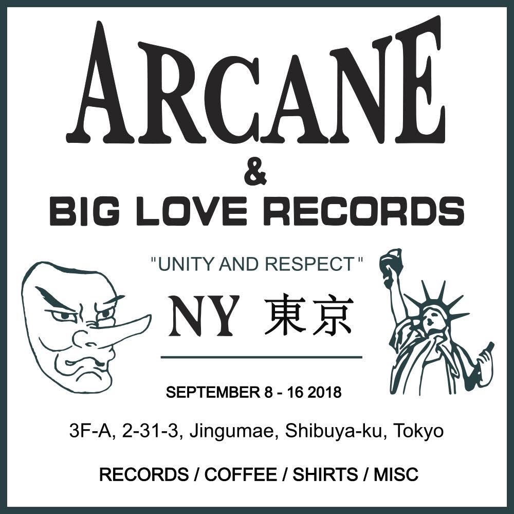 JAMMA-DEEやYU SU他、2016年のスタートから全てが輝やくリリースとなるNYのフェイバリット・レーベルARCANEが遂に初来日 &amp; DJです！
🗽🗼🤝🔥

09.08.SAT.
[ ARCANE x BIG LOVE ] 

-DJ-  

ARCANE 
KAREEM KOOL （ARCANE）
MICHIHIKO ISHIDOMARU   (BIG LOVE)

¥1,000/No D
OPEN/23:00 
<a href="/mishuku_Web/">三宿Web</a>