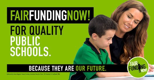 kdsunflower80's tweet photo. Hey @ScottMorrisonMP, my children need you to properly fund public schools and reverse your school funding cuts #FairFundingNow #AusPol

 https://t.co/XeaQBJZuF0