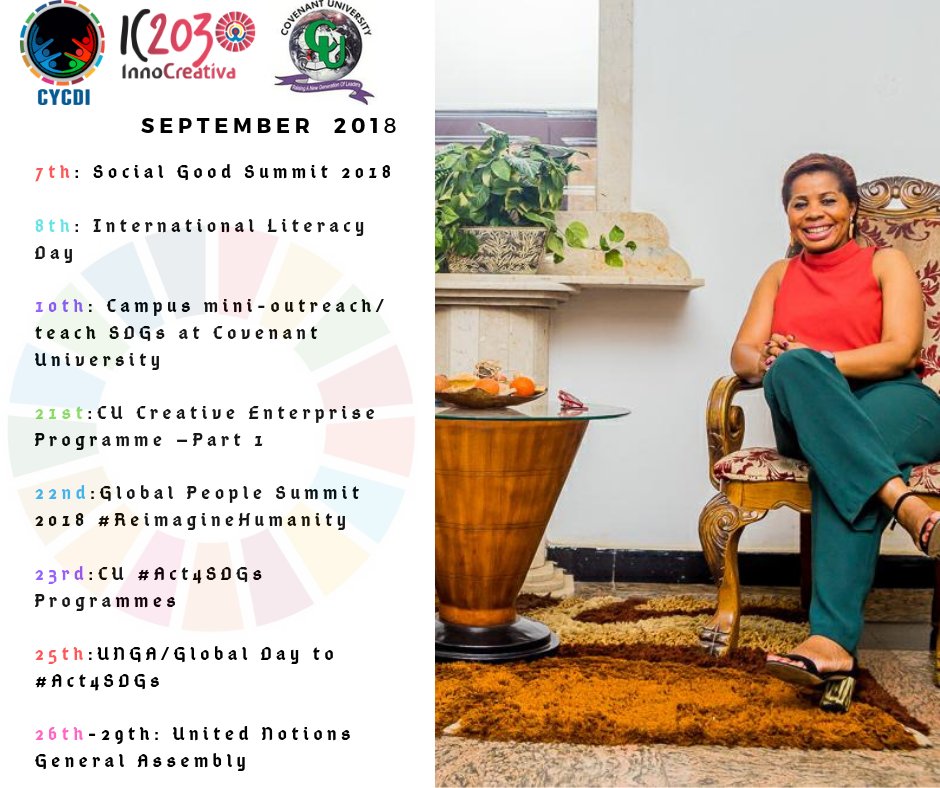 "After climbing a great hill, one only finds that there are many more hills to climb"-<a href="/NelsonMandela/">NelsonMandela</a>

#UNGA September is crucial, we will move with speed to achieve our goals to #ReimagineHumanity and #Act4SDGs

<a href="/CUHEBRON/">Covenant University</a> <a href="/ThePeopleSummit/">Global People's Summit</a> <a href="/SDGaction/">UN SDG Action Campaign</a> <a href="/SDG2030/">SDG2030</a> 

#MondayMotivaton