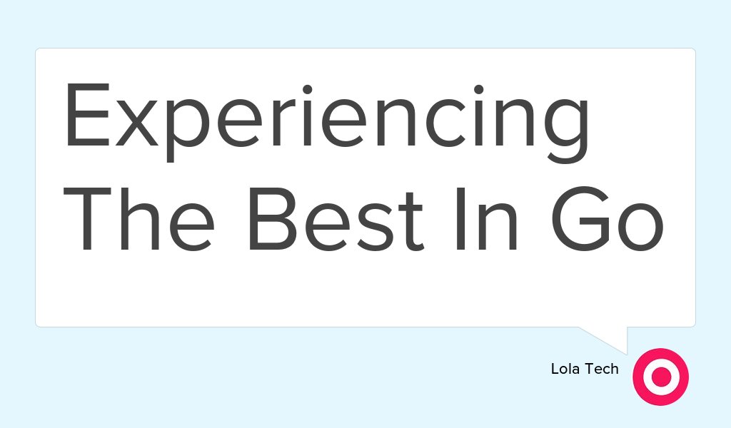 In case you missed it, check out "Experiencing The Best In Go" goo.gl/cyKVZC #Tech #golang #programming