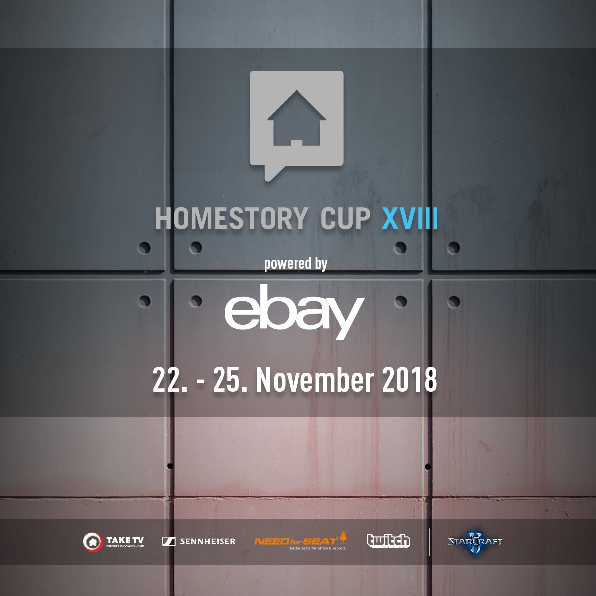 The next HomeStory Cup is coming! We're really excited and hope that you're as well. Take part and experience this exciting and action filled tournament-weekend once again! 🤗 

Buy your tickets now: eventbrite.de/e/homestory-cu…

HSC XVIII powered by eBay | 22. - 25. November 2018