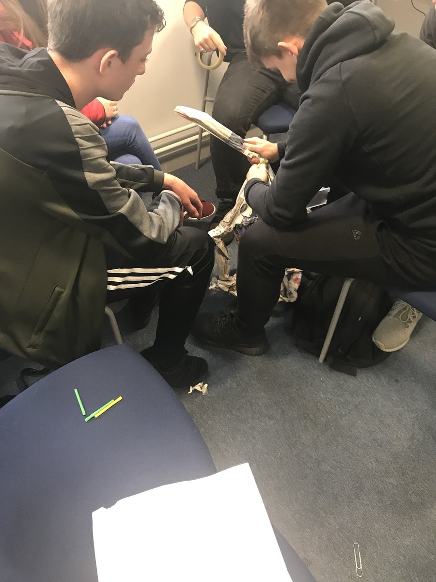 MaccPublic's tweet photo. Public service students exercising teamwork skills to build paper towers! All part of our induction programme! Get in touch if you want to enrol @MaccPublic @MaccCollegeNews https://t.co/xQ0WFAvZWU