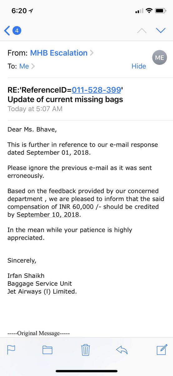 shibani262's tweet photo. @jetairways  sort out this mess once and for all!! It does not take 14 days to make a simple international bank transfer. Stop wasting my time and getting me more stressed!! https://t.co/kRLR6aPxRv