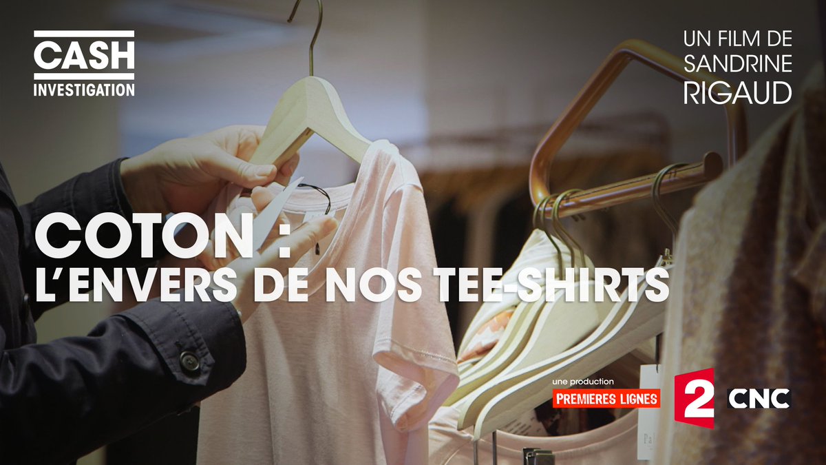 cashinvestigati's tweet photo. 🔴 Les équipes de @cashinvestigati et de @PLTVfilms sont fières d'annoncer la sélection du film de Sandrine Rigaud, montage Marc Boulay : 

"Coton : l'envers de nos tee-shirts" au @PRIXEUROPA dans la catégorie "TV CURRENT AFFAIRS ".

Bravo à toute l'équipe du film ! 👏 https://t.co/Z7RFp6ZDGa