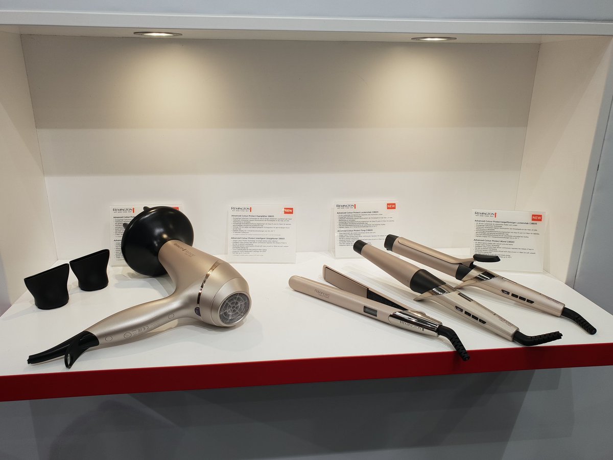 GIFAM_'s tweet photo. #IFA2018 #Innovation Prenez soin de vos cheveux colorés avec la nouvelle gamme #ColourProtect @RemingtonFrance https://t.co/XN1vmR3Mch