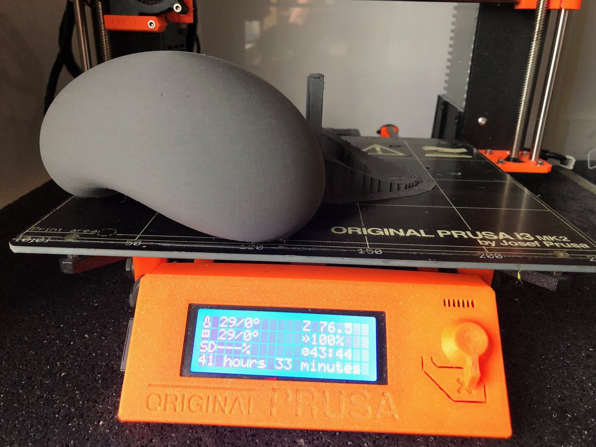 ColorFabb's tweet photo. 3D Printing start up Cloud3D recreated #Chicago's Cloud Gate (aka "The Bean") using #steelFill on the @Prusa3D i3 Mk2. Find out how they did it and make it shine: https://t.co/NKQwxVtlA6

#3Dprinting https://t.co/s0Bc4iKVb0