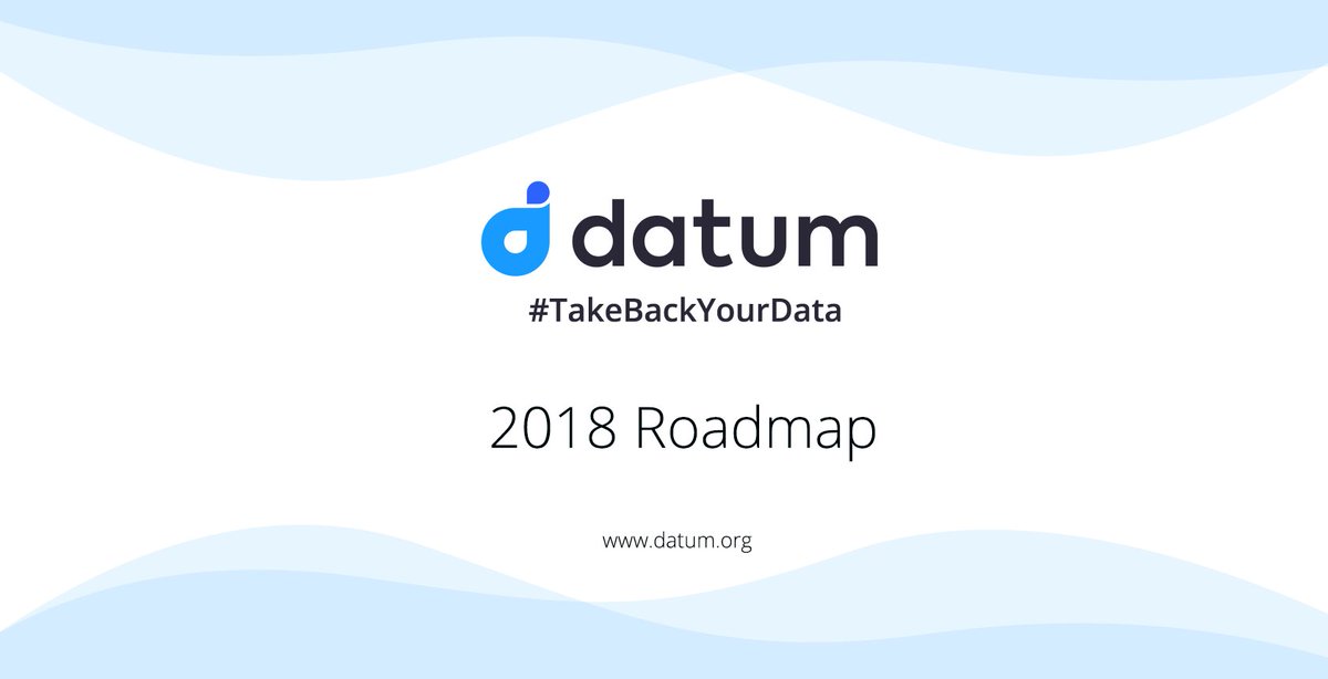 datumnetwork's tweet photo. We still have more updates for you! Check out #Datum's updated 2018 #roadmap to see what's next: https://t.co/cjYuXI7Kto https://t.co/gBOJIiecHu
