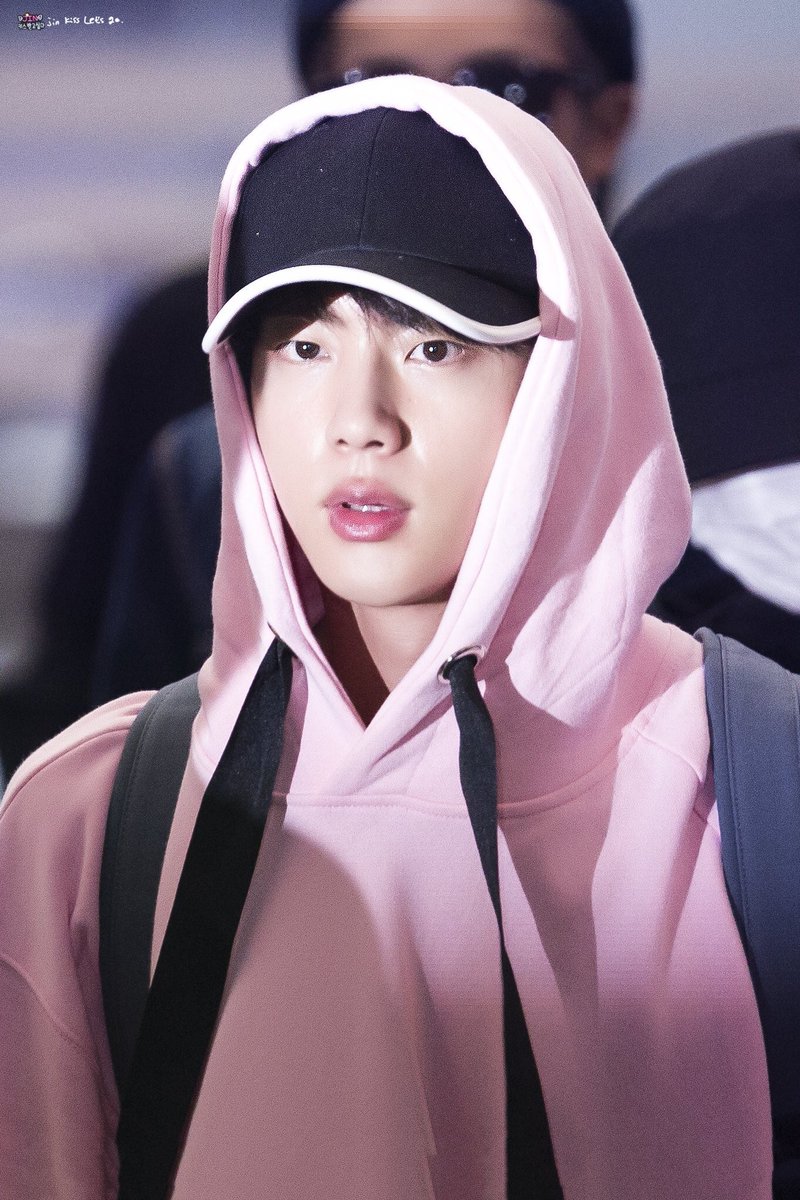 jungkook pink hoodie