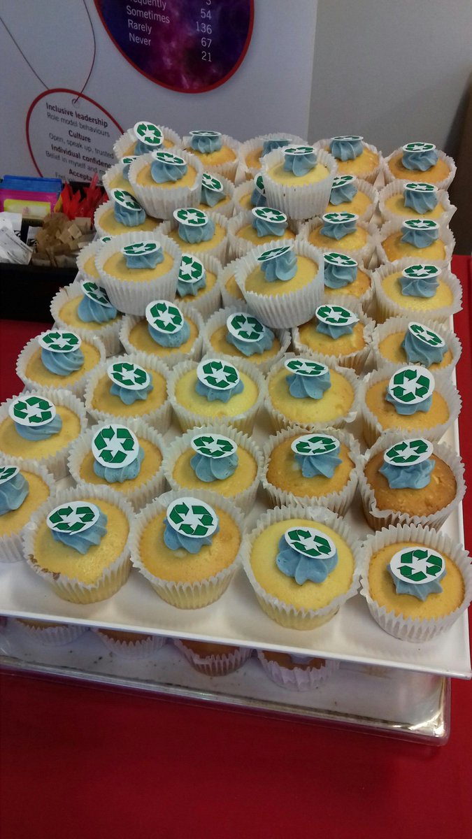Recycling Cupcakes for Novartis Environmental Day 
#Goinggreen <a href="/TonyPiercey/">Tony Piercey</a> <a href="/davidcullen1963/">David Cullen</a> <a href="/SylvainTruhaud/">Sylvain Truhaud</a> <a href="/Simonprice8/">Simon price</a> <a href="/Sharky72/">Mark Price</a> <a href="/HilaryJobbins/">Hilary Jobbins</a> <a href="/PetraBliss/">Petra bliss</a> <a href="/Dwil5on23/">Dan wilson</a> <a href="/GPicassoParr/">Gracie Picasso-Parr</a> @AdamKingston79