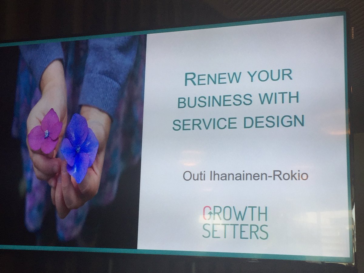 Service design can help us realise what constitutes value for the customer. #KIELI2018 #CustomerExperience #value