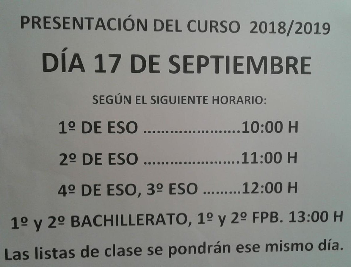 marismastuto's tweet photo. Fecha y horarios de presentación del curso ¡Ayyy, qué nervios! https://t.co/jzd4vaIU9g