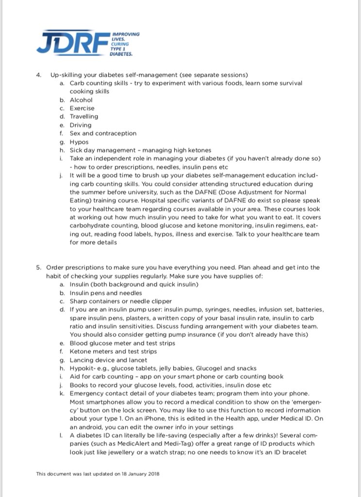 LIVT1D's tweet image. Some useful tips for those of you with #T1D going to #university #freshersguide18 personaly I feel safer the more people who know about my diabetes... it allows for a more relaxed and safer environment and means you can have fun too! #staysafe @Rezaidi @JulieABrake @LJMU