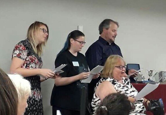 The_WordyBirds's tweet photo. Thank you to @NAWGnews for allowing us to perform an episode of #Eastpointers specially written for #NAWGFest18. We hope you enjoyed it! #lowestoft @APercik @mrtibbs2007 @RebeccahGiltrow @janemartinwrite https://t.co/gu8dElmbjQ
