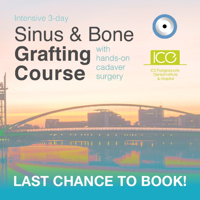 StraumannUK's tweet image. The Sinus &amp;amp; Bonegrafting course is next week! Don’t miss your last chance to book now and receive £500 in #botiss biomaterials of your choice! Secure your place today! bonegraftingcourse.co.uk/manchester-201…