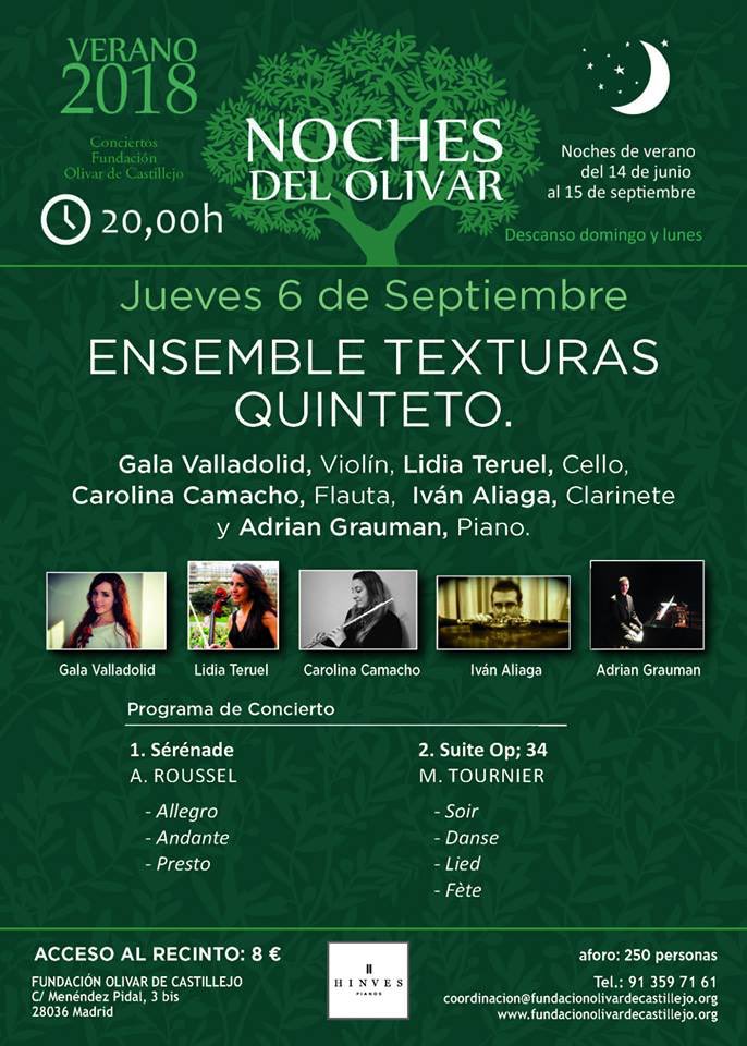 EsbTexturas's tweet photo. Integral Música francesa de los años 20. Té esperamos. #olivardecastillejo https://t.co/JyhuZYjKjD